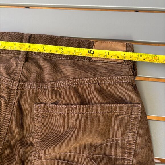 American Eagle Outfitters Corduroy Pants Women 4 Brown Casual High rise Wide Leg - Picture 6 of 7